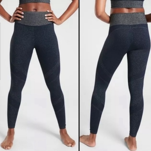 Athleta Pants - NWT Athleta shimmery lurex tights